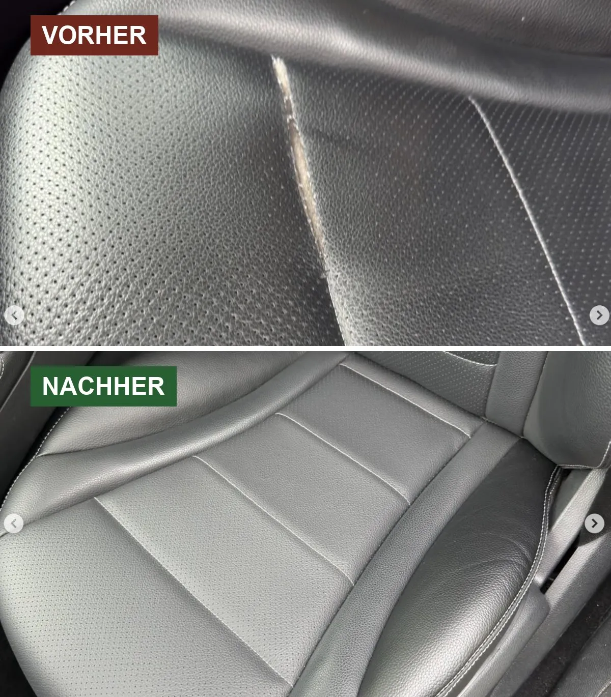 Auto: Vorher-Nachher-Vergleich